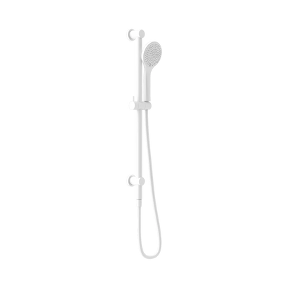 Mecca Shower Rail With Air Shower Matte White