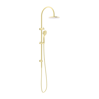 Mecca Twin Shower With Air Shower Brushed Gold