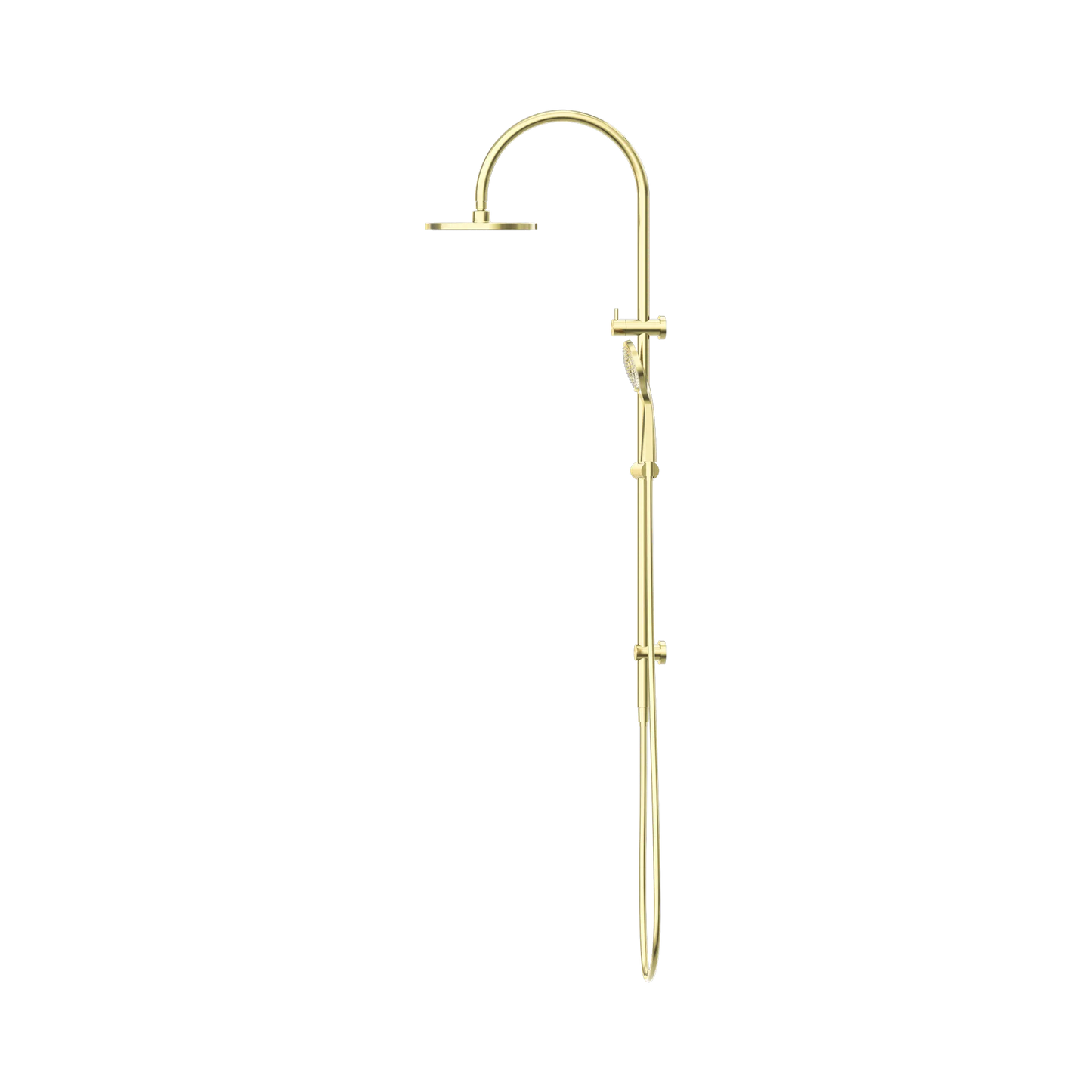 Mecca Twin Shower With Air Shower Brushed Gold