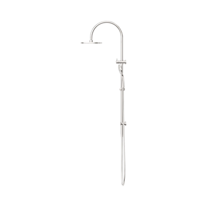 Mecca Twin Shower With Air Shower Brushed Nickel