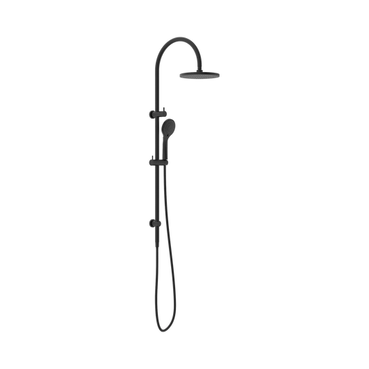 Mecca Twin Shower With Air Shower Matte Black