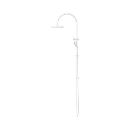 Mecca Twin Shower With Air Shower Matte White