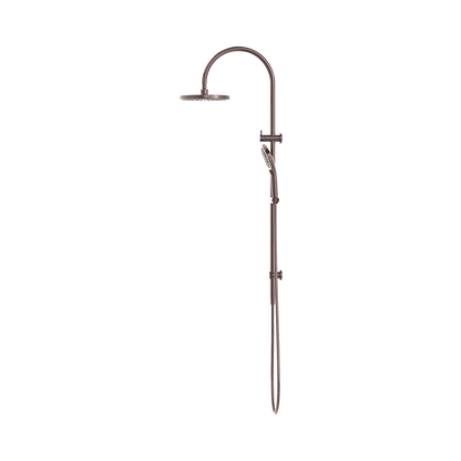 Mecca Twin Shower Brushed Bronze