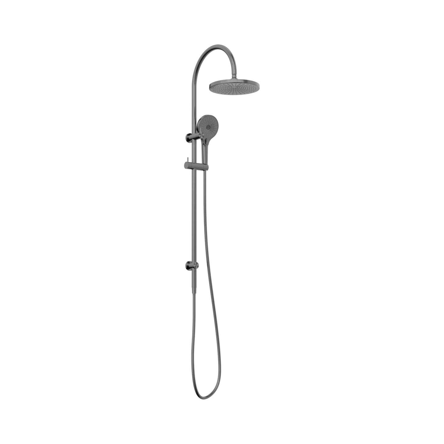 Mecca Twin Shower Gun Metal