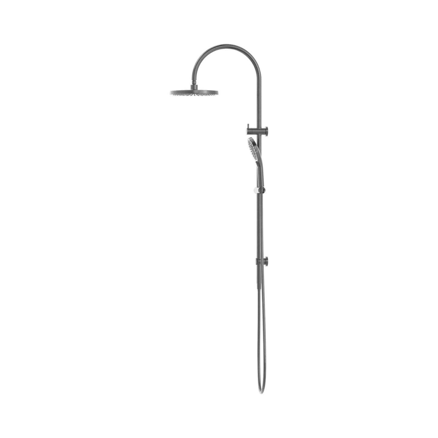 Mecca Twin Shower Gun Metal