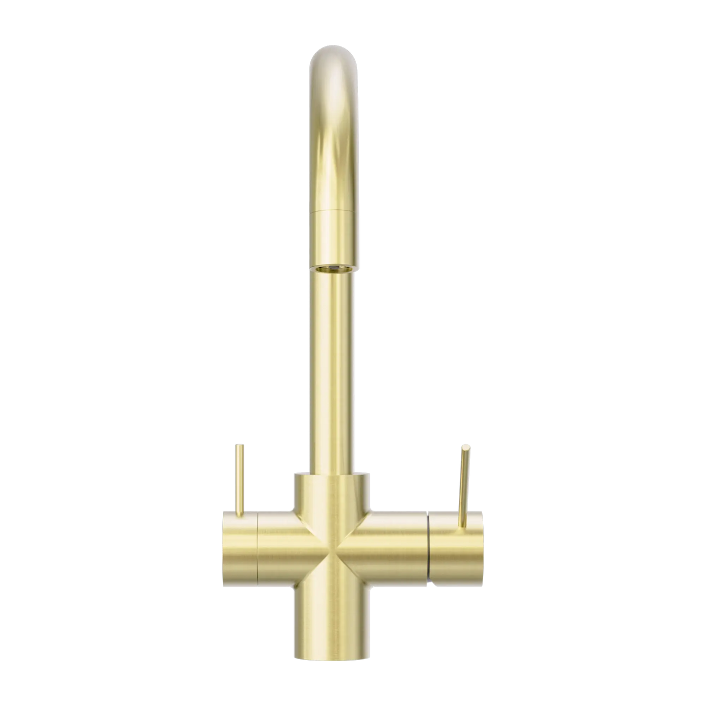Mecca 3 Way Filtered Mixer Tap Brushed Gold