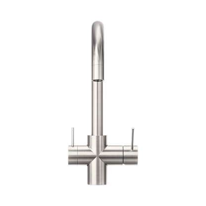 Mecca 3 Way Filtered Mixer Tap Brushed Nickel
