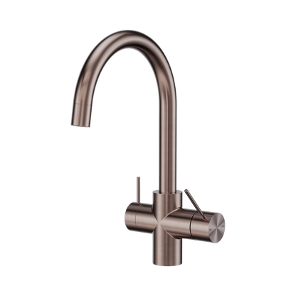 Mecca 3 Way Filtered Mixer Tap Brushed Bronze
