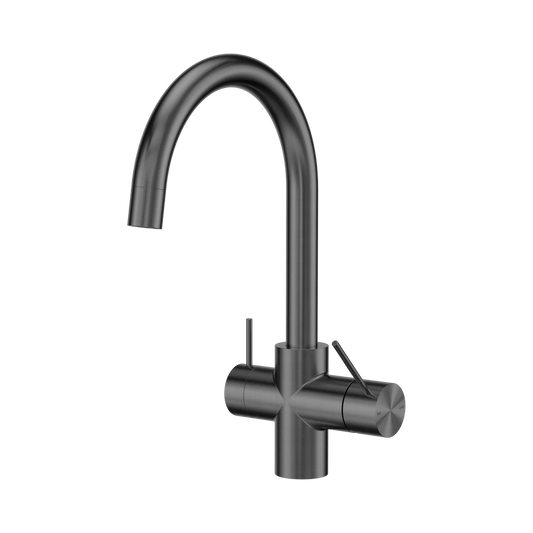 Mecca 3 Way Filtered Mixer Tap Gun Metal