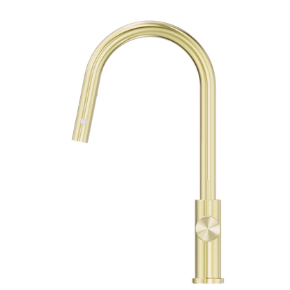Mecca Pull Out Sink Mixer With Vegie Spray Function Brushed Gold