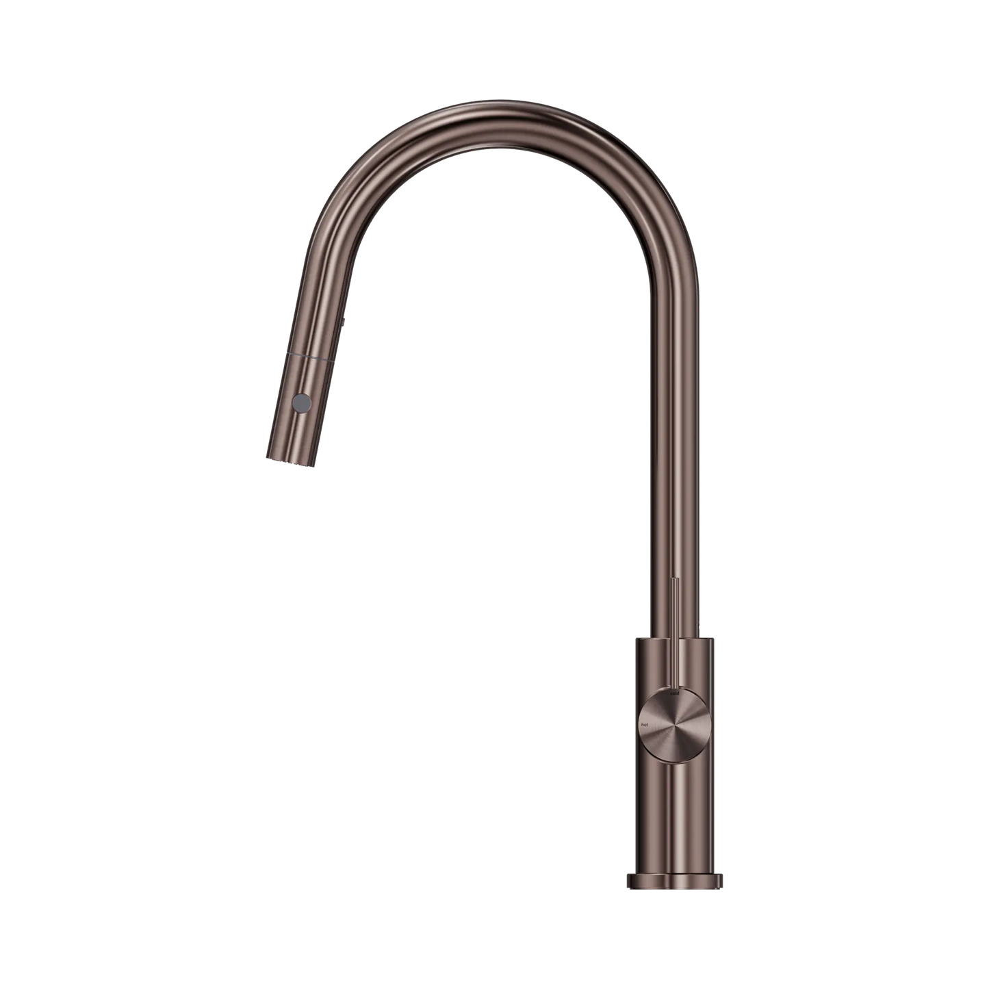 Mecca Pull Out Sink Mixer With Vegie Spray Function Brushed Bronze