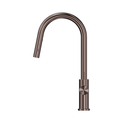 Mecca Pull Out Sink Mixer With Vegie Spray Function Brushed Bronze