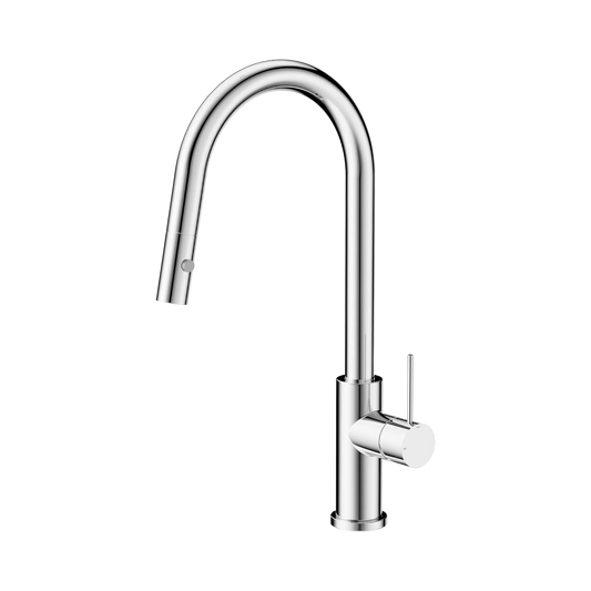 Mecca Pull Out Sink Mixer With Vegie Spray Function Chrome