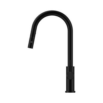 Mecca Pull Out Sink Mixer With Vegie Spray Function Matte Black