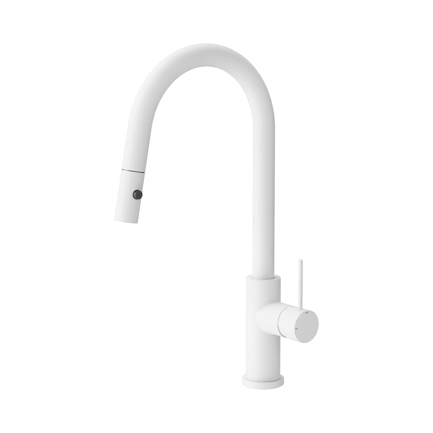 Mecca Pull Out Sink Mixer With Vegie Spray Function Matte White