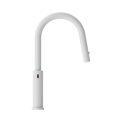 Mecca Smart Sensor Pull Out Kitchen Mixer Matte white