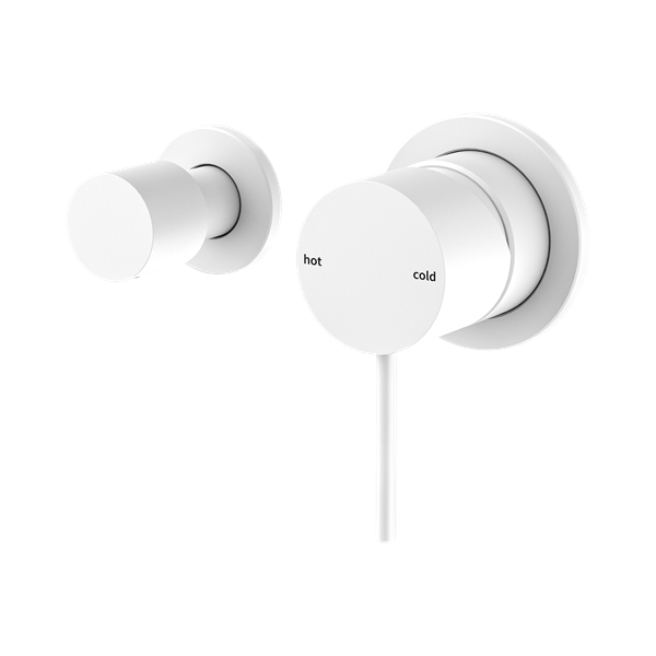 Mecca Shower Mixer With Horizontal 2 Way Diverter Matte White