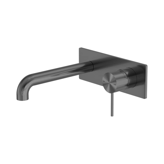 Mecca Wall Basin/Bath Mixer 120mm Gun Metal