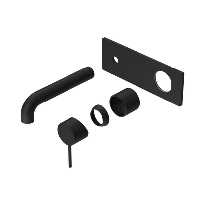 Mecca Wall Basin/Bath Mixer 120mm Trim Kits Only Matte Black