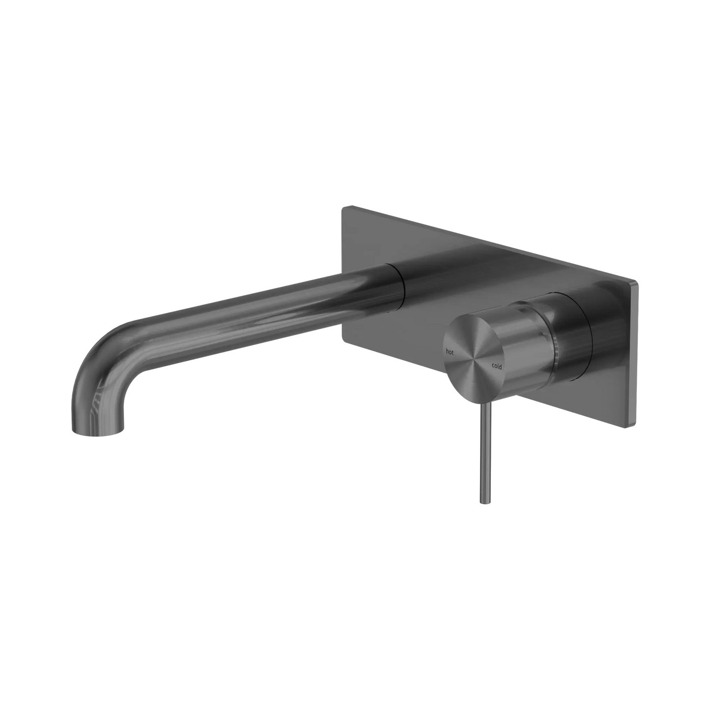 Mecca Wall Basin/Bath Mixer 160mm Gun Metal
