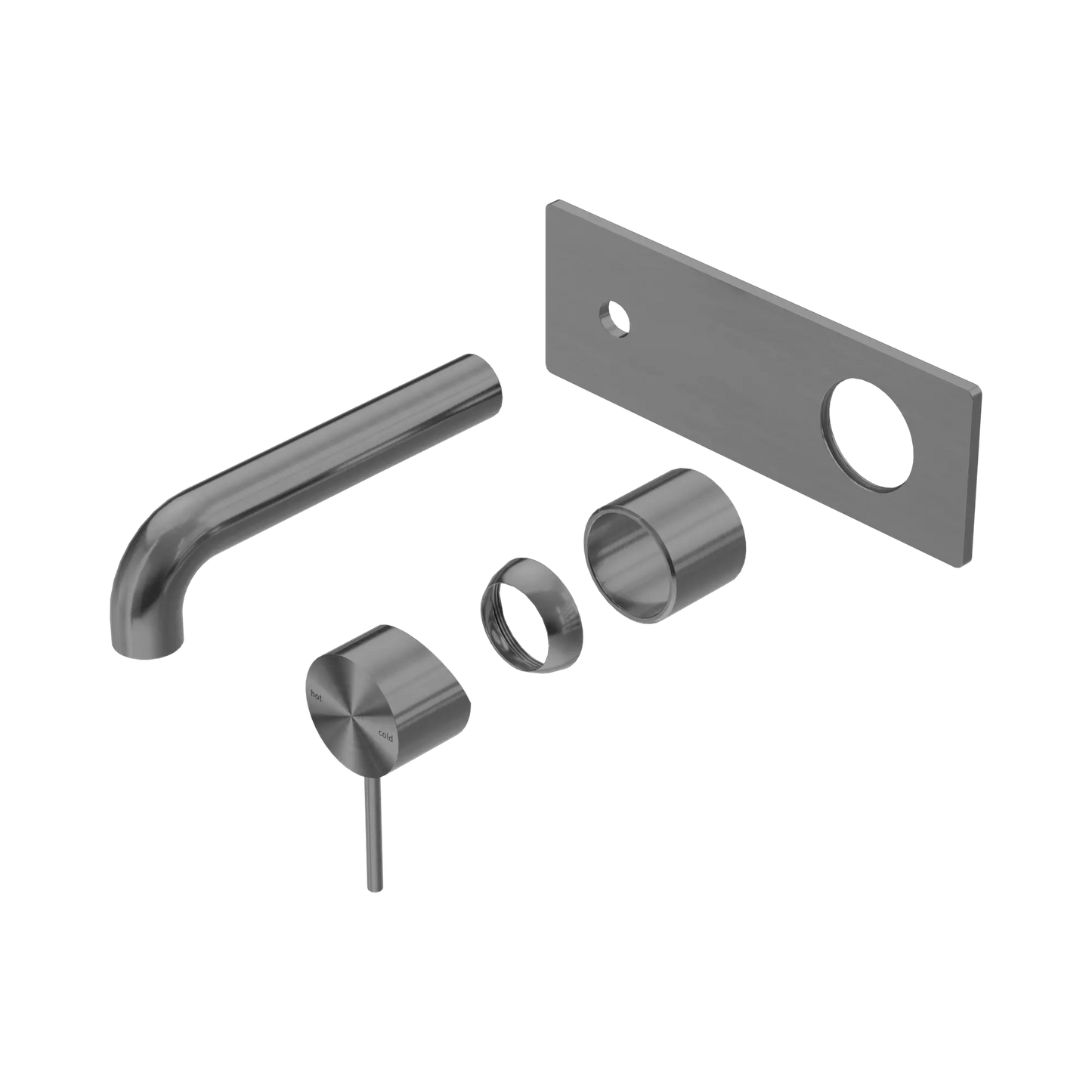 Mecca Wall Basin/Bath Mixer 160mm Trim Kits Only Gun Metal