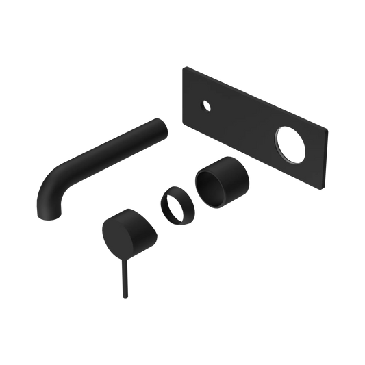 Mecca Wall Basin/Bath Mixer 160mm Trim Kits Only Matte Black