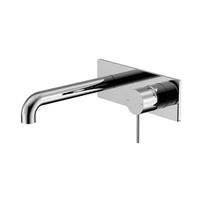 Mecca Wall Basin/Bath Mixer 230mm Chrome