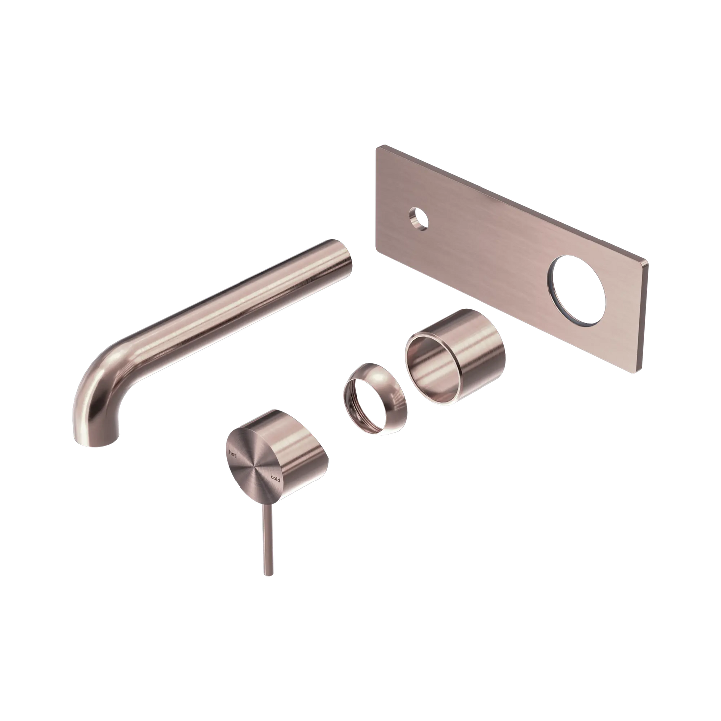 Mecca Wall Basin/Bath Mixer 230mm Trim Kits Only Brushed Bronze