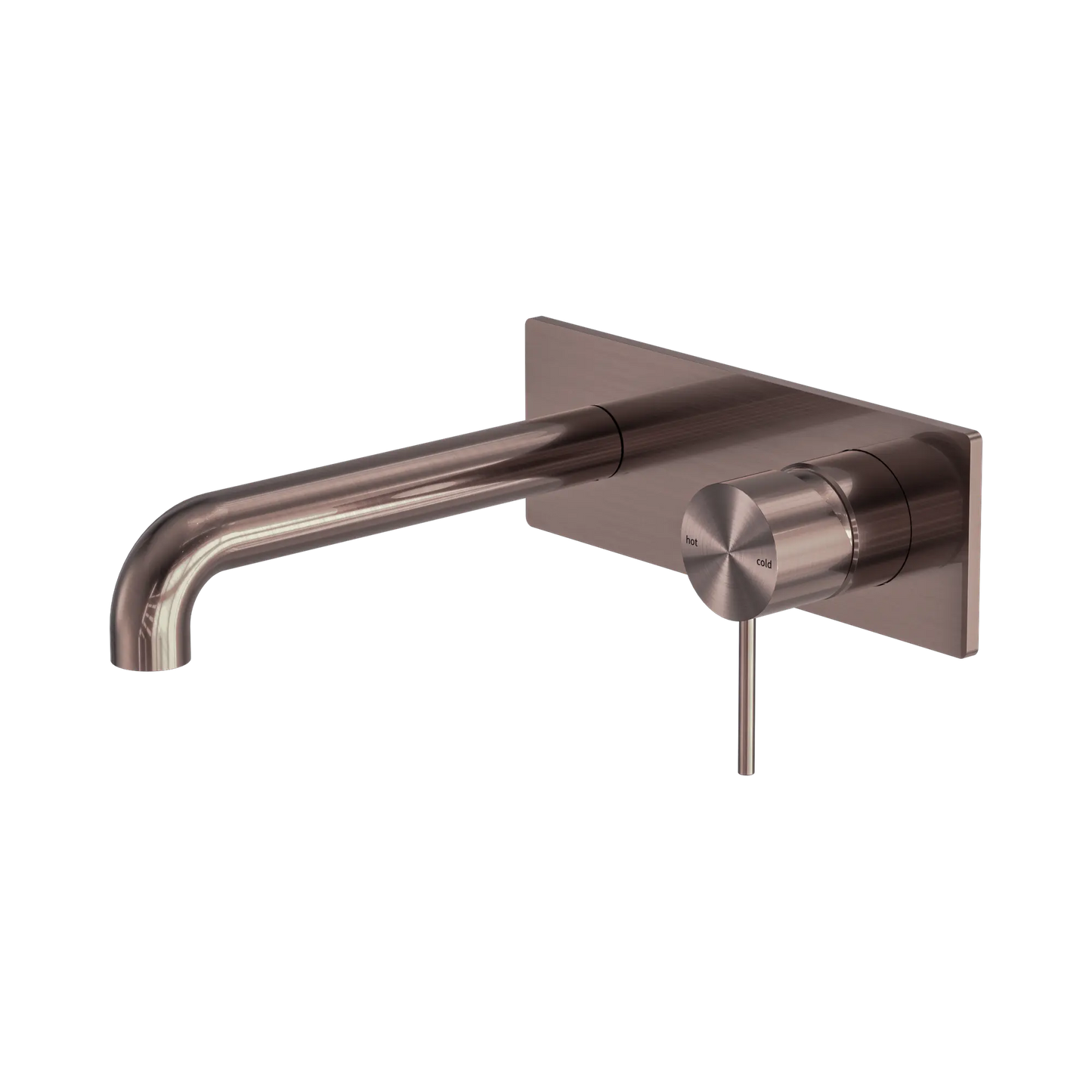 Mecca Wall Basin/Bath Mixer 260mm Brushed Bronze
