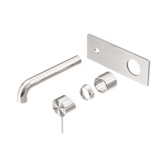 Mecca Wall Basin/Bath Mixer 260mm Trim Kits Only Brushed Nickel