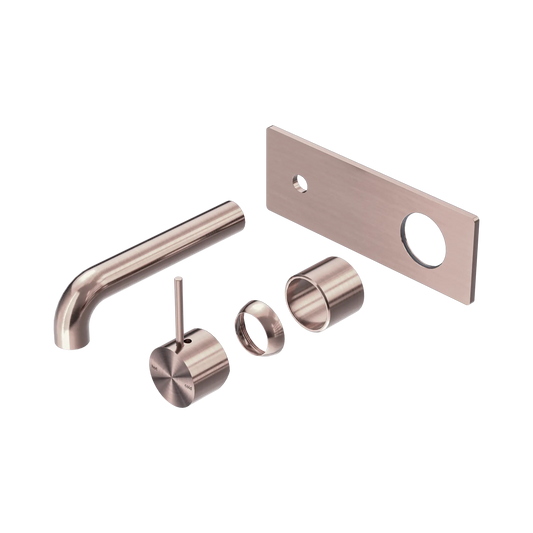 Mecca Wall Basin/Bath Mixer Handle Up 120mm Trim Kits Only Brushed Bronze