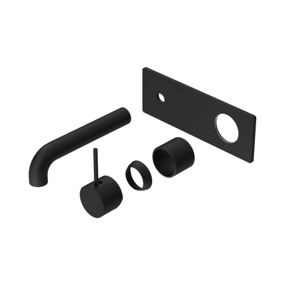 Mecca Wall Basin/Bath Mixer Handle Up 120mm Trim Kits Only Matte Black