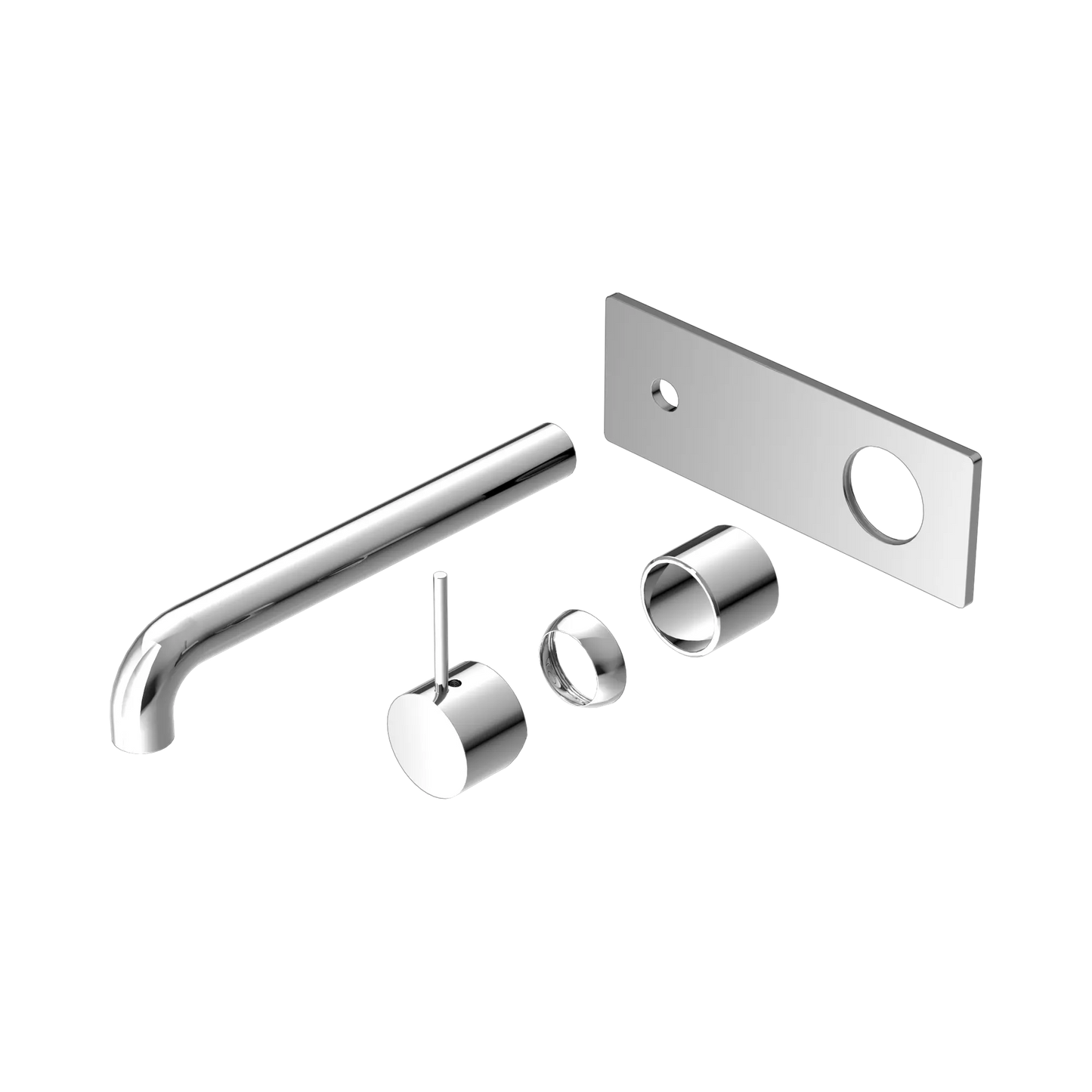 Mecca Wall Basin/Bath Mixer Handle Up 230mm Trim Kits Only Chrome