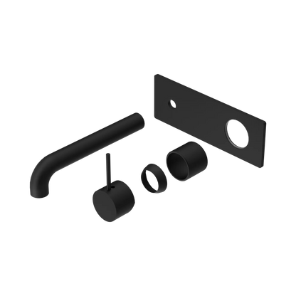 Mecca Wall Basin/Bath Mixer Handle Up 260mm Trim Kits Only Matte Black
