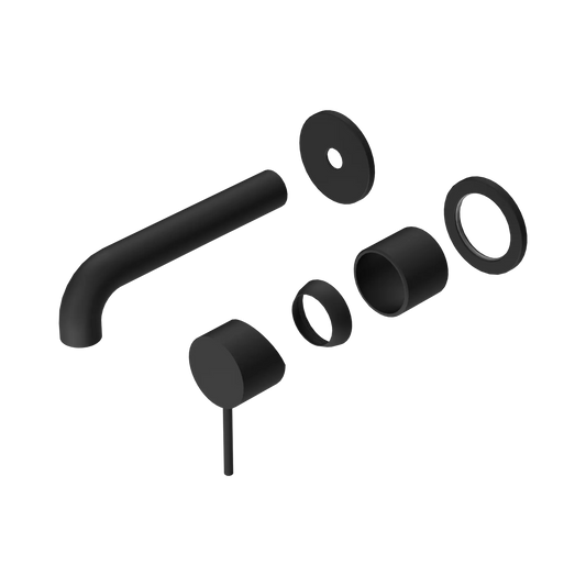 Mecca Wall Basin/Bath Mixer Separate Back Plate 120mm Trim Kits Only Matte Black