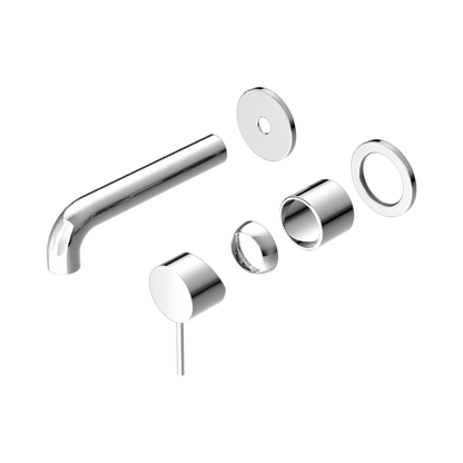 Mecca Wall Basin/Bath Mixer Separate Back Plate 160mm Trim Kits Only Chrome