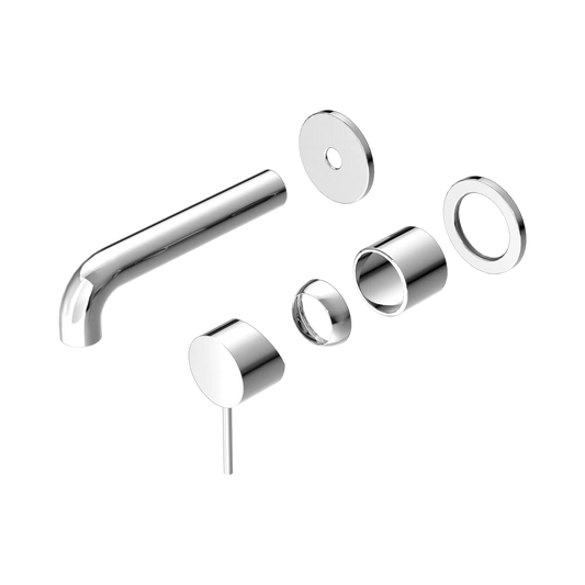 Mecca Wall Basin/Bath Mixer Separate Back Plate 160mm Trim Kits Only Chrome