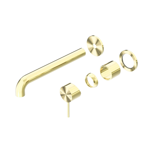 Mecca Wall Basin/Bath Mixer Separate Back Plate 260mm Trim Kits Only Brushed Gold