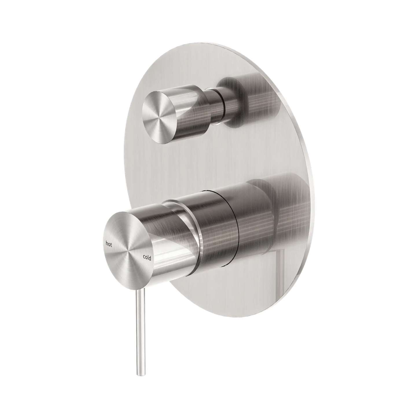 Mecca Shower Mixer With Diverter Brushed Nickel