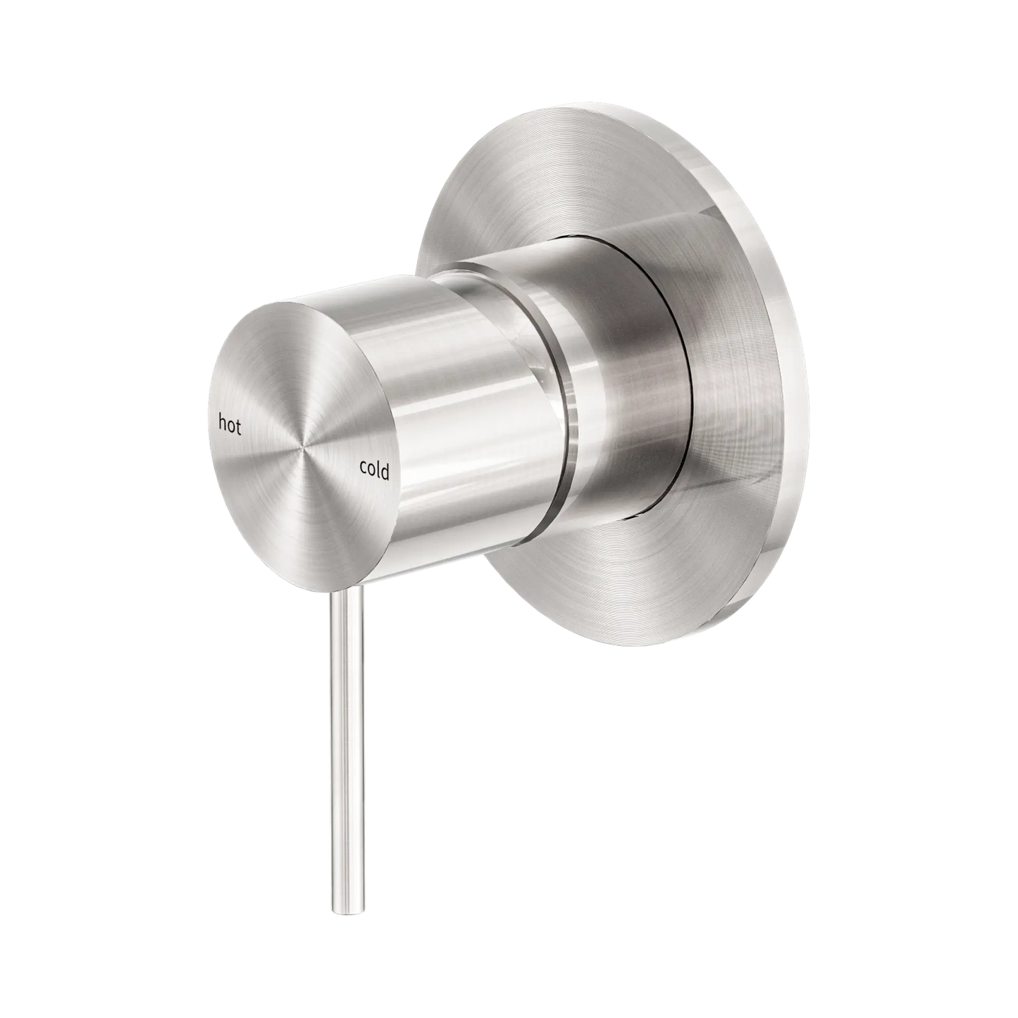 Mecca Shower Mixer 80mm Plate Brushed Nickel