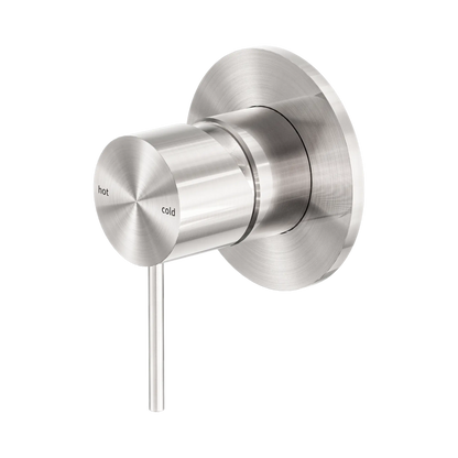 Mecca Shower Mixer 80mm Plate Brushed Nickel