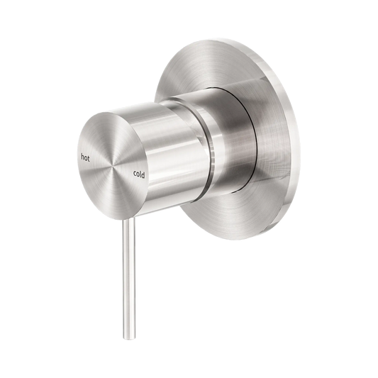 Mecca Shower Mixer 80mm Plate Brushed Nickel