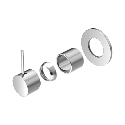 Mecca Shower Mixer Handle Up 80mm Plate Trim Kits Only Chrome