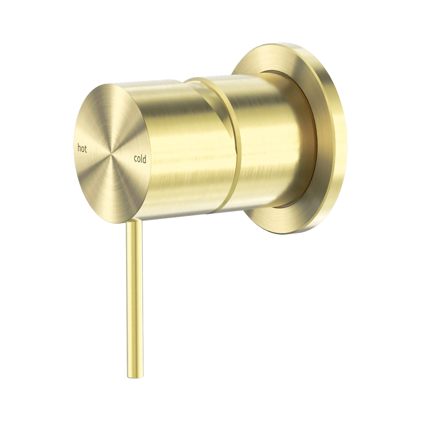 Nero Mecca Shower Mixer 60mm Plate Brushed Gold