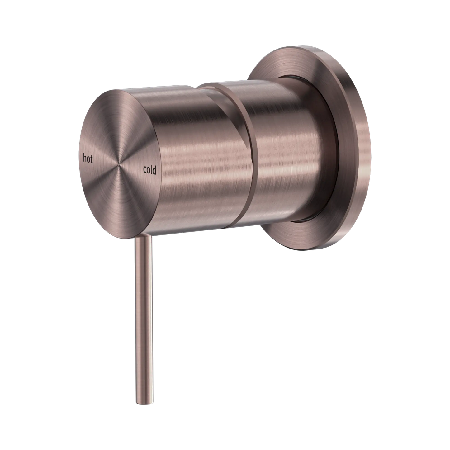 Mecca Shower Mixer 60mm Plate Brushed Bronze