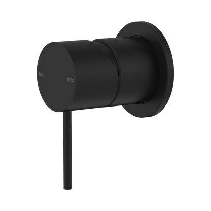 Mecca Shower Mixer 60mm Plate Matte Black