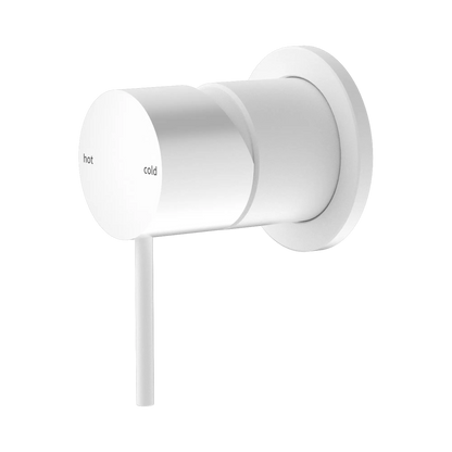 Mecca Shower Mixer 60mm Plate Matte White