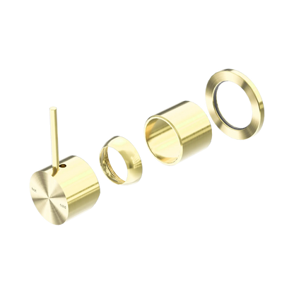 Mecca Shower Mixer 60mm Handle Up Plate Trim Kits Only Brushed Gold