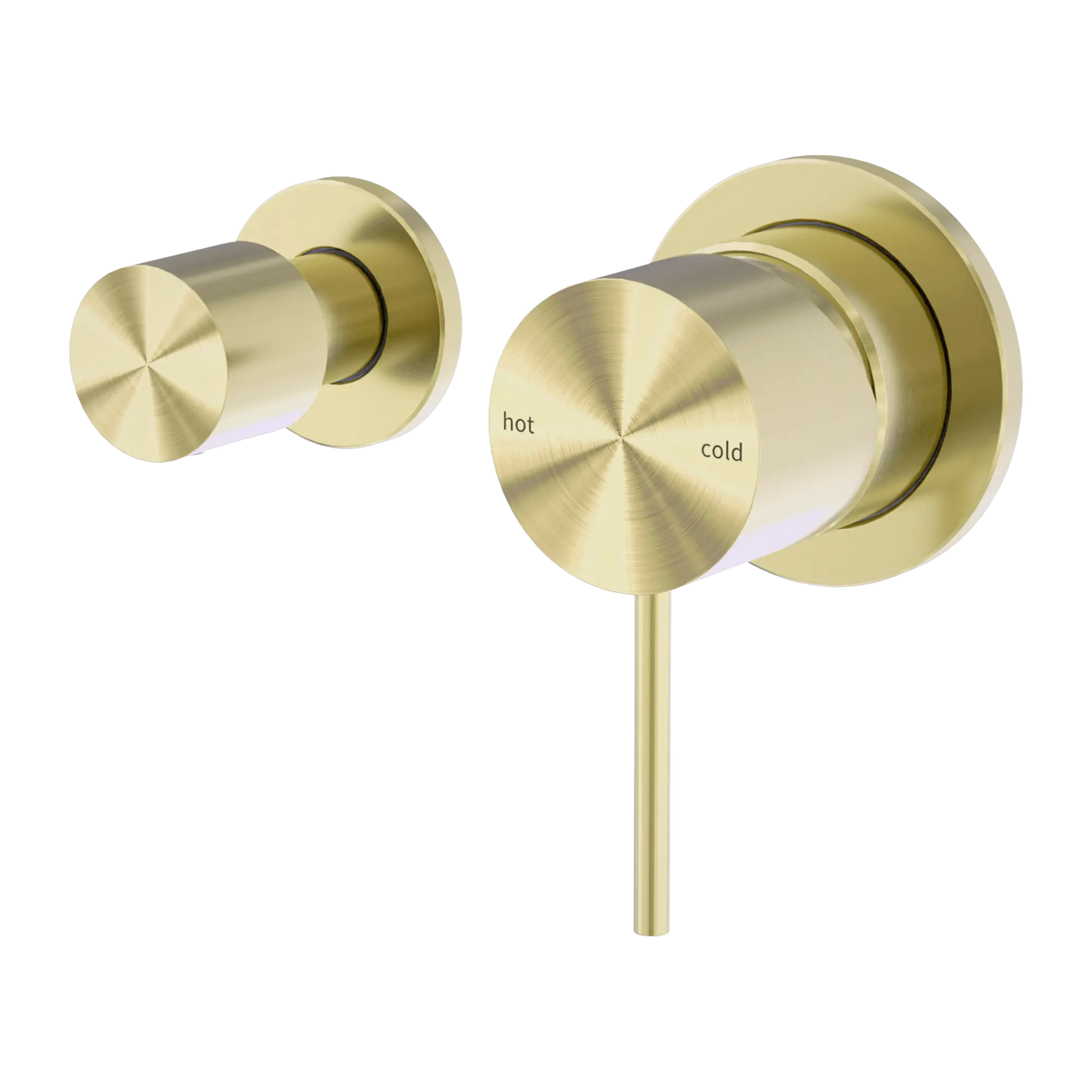 Mecca Shower Mixer With Horizontal 2 Way Diverter Brushed Gold