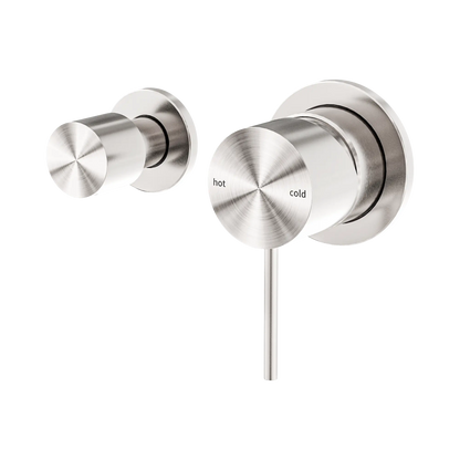 Mecca Shower Mixer With Horizontal 2 Way Diverter Brushed Nickel